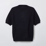 SPAO Women Short Sleeve Mock Neck Sweater SPKWE49W03 Black