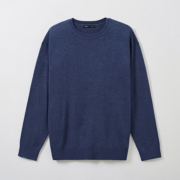 SPAO Men Long Sleeve Sweater SPKWE4TM01 Blue