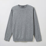 SPAO Men Long Sleeve Sweater SPKWE4TM01 Melange Gray