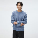 SPAO Men Long Sleeve Round Neck Sweater SPKWF11C01 Grey