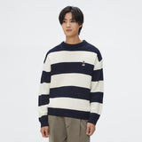 SPAO Men Long Sleeve Woody Stripe Pullover SPKWF11C51 Hunter