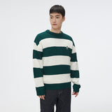 SPAO Men Long Sleeve Woody Stripe Pullover SPKWF11C51 Blue