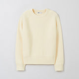 SPAO Women Long Sleeve Round Neck Pullover SPKWF11G01 Yellow