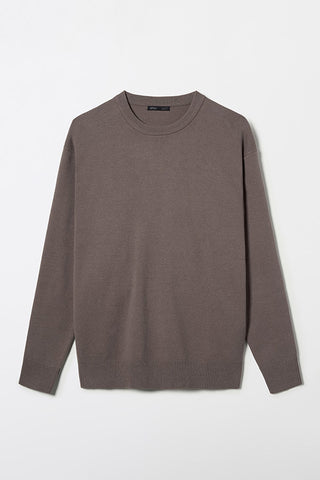 Men Long Sleeve Round Neck Knitwear