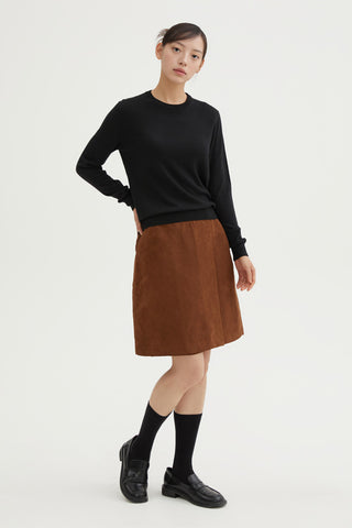 Women Long Sleeve Merino Round Neck Knitwear