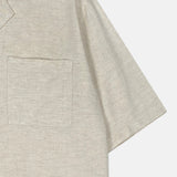 SPAO Men Short Sleeve Linen Shirt SPLCD11C08