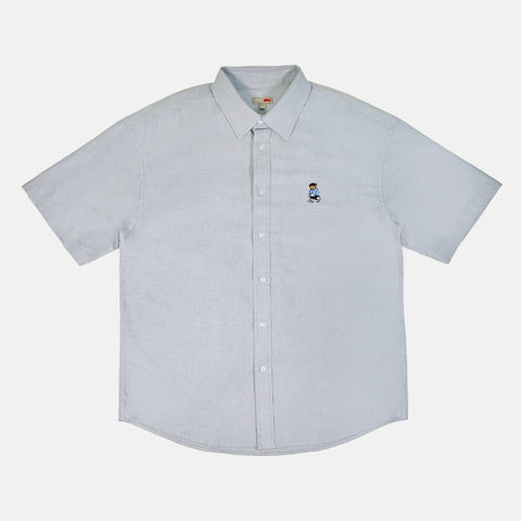 SPAO MEN Short Sleeve Embroidery Shirt SPLCE11C02