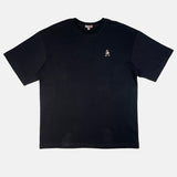 SPAO Men Short Sleeve Embroidery Tee SPLCE25C01 Black