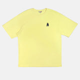 SPAO Men Short Sleeve Embroidery Tee SPLCE25C01 Light Yellow