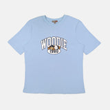 SPAO Women Short Sleeve Woodie Tee SPLCE25G02 Powder Blue