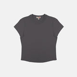 SPAO Women Short Sleeve Tshirt SPLCE38G01 Dark Grey