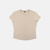 SPAO Women Short Sleeve Tshirt SPLCE38G01 Khaki