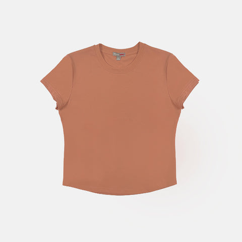 SPAO Women Short Sleeve Tshirt SPLCE38G01 Coral