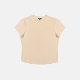 SPAO Women Short Sleeve Tshirt SPLCE38G01 Cream