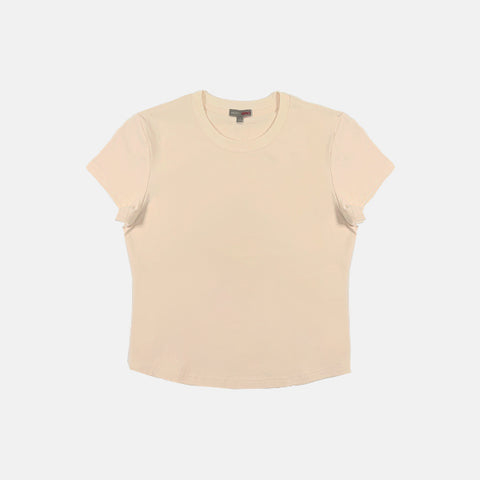 SPAO Women Short Sleeve Tshirt SPLCE38G01 Cream