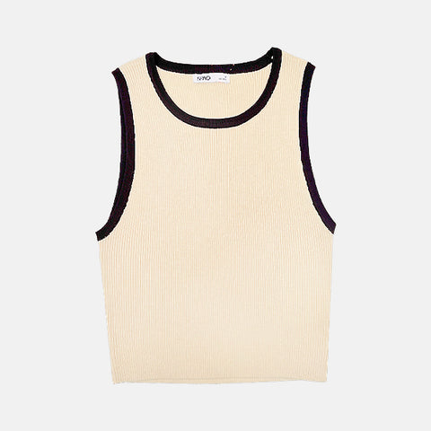 SPAO Women Sleeveless Knit Tank SPLCE38G03 Cream