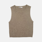 SPAO Women Sleeveless Knit Tank SPLCE38G03 Light Brown