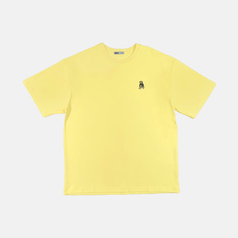 SPAO Men Short Sleeve Embroidered Tee SPLCE4TC02 Yellow