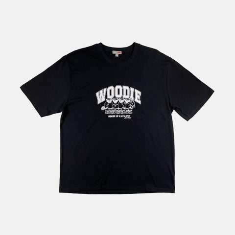 SPAO Men Short Sleeve Woodie Tee SPLCE4TC03 Black