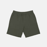 SPAO Men Linen Shorts SPLCF13C07 Olive Green