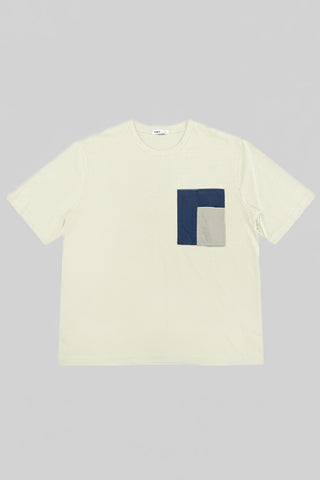 Men Short Sleeve Pocket Tee - Beige