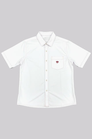 Men Short Sleeve Woodie Pocket Shirt - Off White