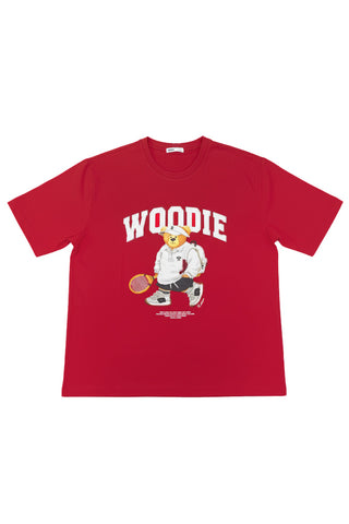 Men Short Sleeve Woodie Tee