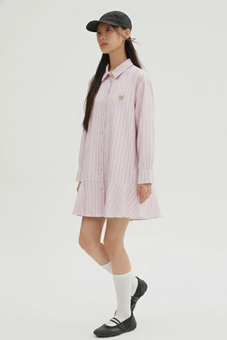 Women Long Sleeve Oversized Dress
