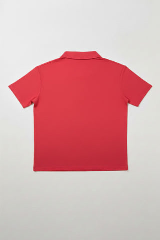 Women Short Sleeve Oversized Polo Tee