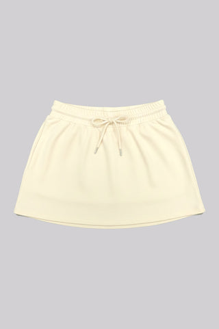 Women Knit Skort - Off White