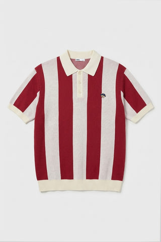 Men Short Sleeve Woodie Collar Pullover