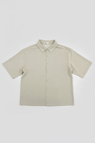 Men Short Sleeve Shirts - Light Brown