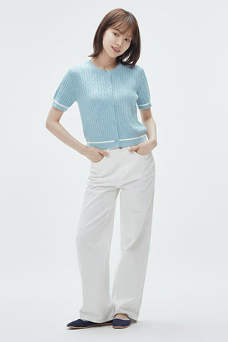 Women Short Sleeve Knit
