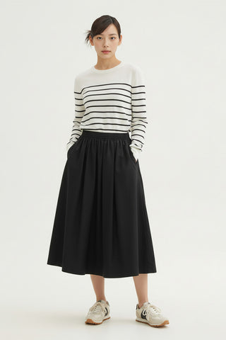Women Banding Knit Skirts