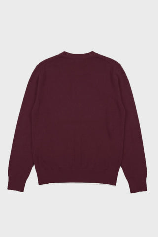 Women Long Sleeve Layered Cardigan - Dark Burgundy