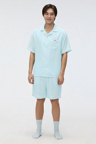 Unisex Short Sleeve Woodie Pajamas