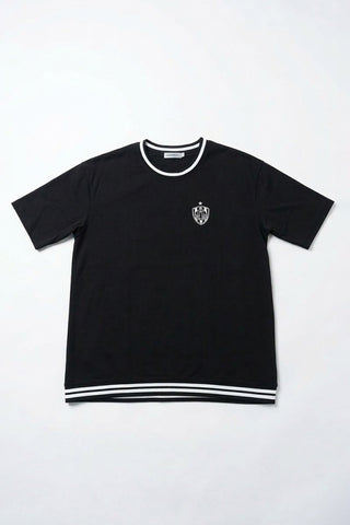 Men Short Sleeve Graphic Tee - Black
