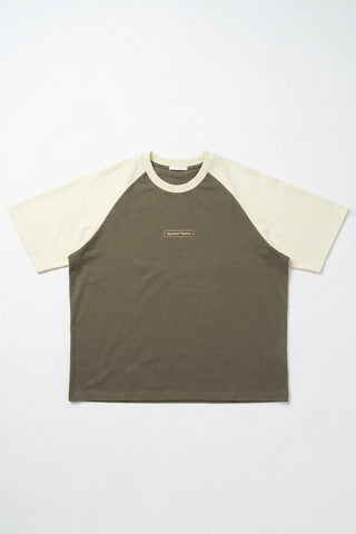 Men Short Sleeve Oversized Graphic Tee - Brown