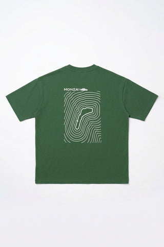 Men Short Sleeve Oversized Monza Graphic Tee