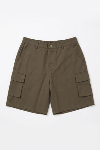 Men Cargo Shorts - Brown