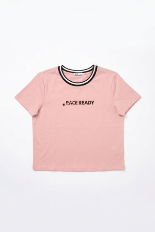 Women Short Sleeve Graphic Baby Tee