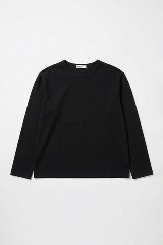 Women Long Sleeve Oversized Cooling Tee - Black