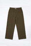 Women Long Twill Wide Leg Pants