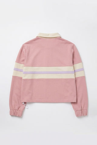 Women Long Sleeve Oversized Collar Sweatshirt
