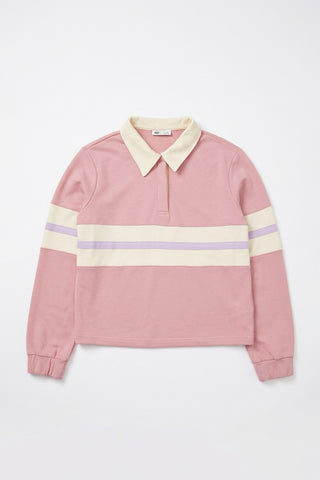 Women Long Sleeve Oversized Collar Sweatshirt