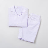 SPAO Men Short Sleeve Seersucker Pajamas SPLOE37A10 Light Purple