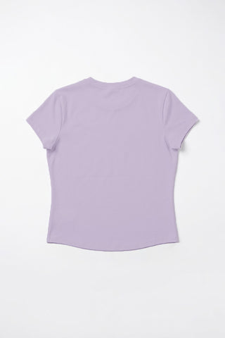 Women Short Sleeve Plain Tee