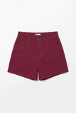 Women Knit Plain Shorts