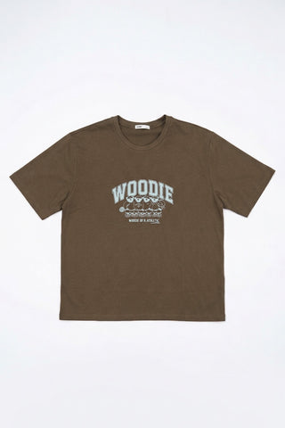 Men Short Sleeve Woodie Tennis Tee