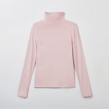 SPAO Women Long Sleeve Turtle Neck Tee SPLWE4TG03 Oatmeal